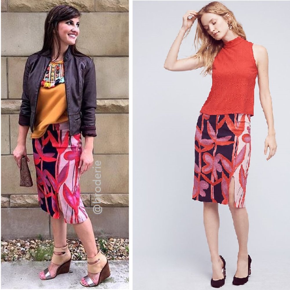 Anthropologie Cordyline Pencil Skirt XXS new without tag